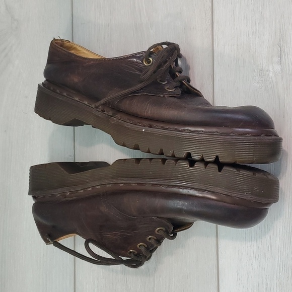 Vintage Doc Dr.Martens Mens Y2K Made in England boorish shoes sz UK 6 US 7 - Picture 10 of 15
